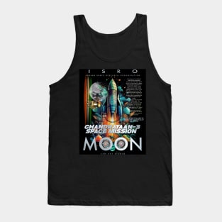 Chandrayaan-3-artwork Tank Top